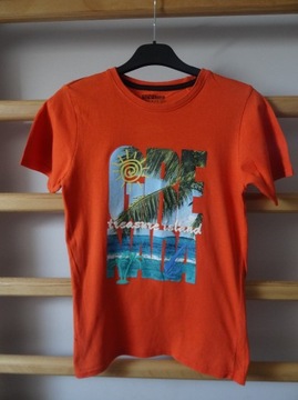 T-shirt __ STREET  STYLE__pomarańczowy_ r. 140