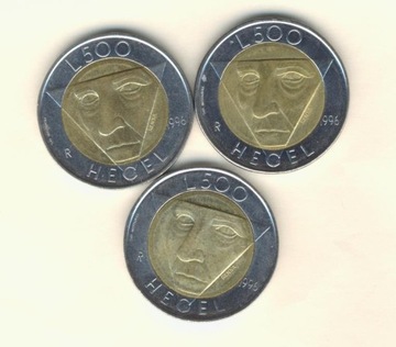 500 Lirów 1996 r