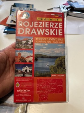 POJEZIERZE DRAWSKIE MAPA TURYSTYCZNA I INFORMATOR 