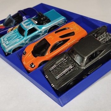 stojak na 4 modele HOT WHEELS akcesoria Druk 3D