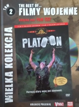 Pluton DVD + książka filmy wojenne