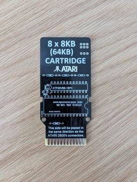 Atari 2600 Cartridge 8x8KB PCB