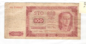 100 złotych 01.07.1948