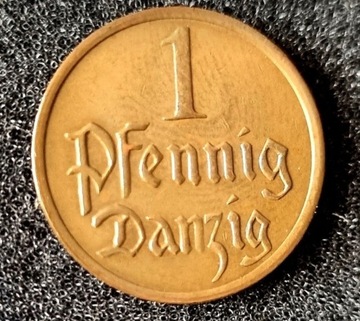 1 pfennig 1937 r Danzig WMG 