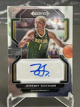 Jeremy Sochan karta NBA z autografem panini Prizm