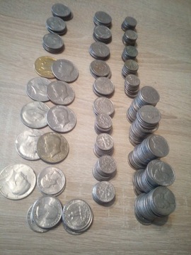 Monety USA ,30 dolarów w monetach