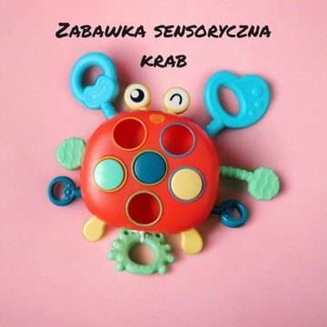 Zabawka sensoryczna krab 