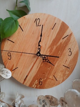 Zegar, drewno,  rękodzieło,  prezent 