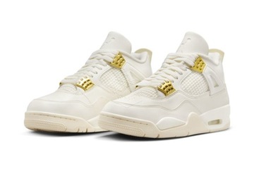 Nike AIR JORDAN 4 White & Gold