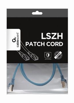 Kabel rj45 patchcord 1m pozłacane styki. NOWE!