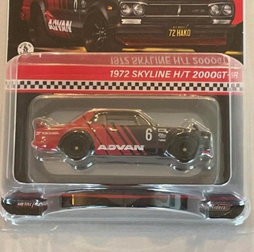 Hot Wheels RLC 1972 Skyline H/T 2000 GT-R Advan