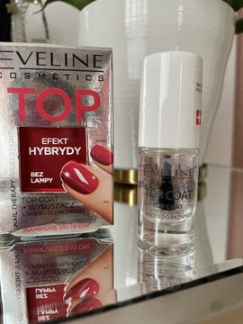 Eveline top coat efekt hybrydy wysuszacz nabłyszcz