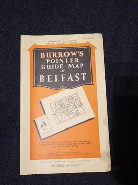 Burrow's pointer guide map of Belfast 