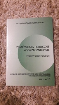 Zamówienia publiczne w orzecznictwie zeszyt nr 14