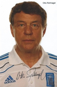 Otto REHHAGEL autograf GRECJA EURO 2004 złoto
