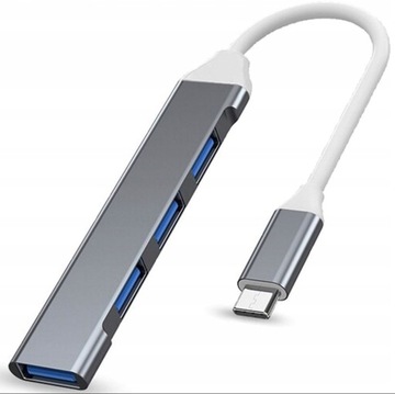 Rozdzielacz hub splitter USB C - USB 3.0 / 2.0