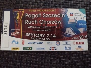 Pogoń Szczecin - Ruch Chorzów Pólfinał PP         