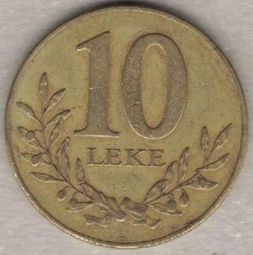 Albania 10 leke leków 1996 nr 4