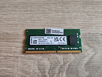Pamięć RAM DDR4 SO-DIMM Kingston 4GB DDR4 3200MHz