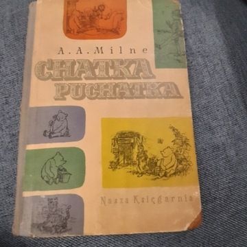 Książka Chatka Puchatka A. A. MILNE z 1954 r. 