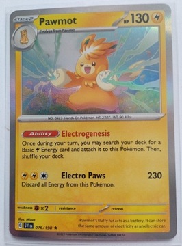 Pokemon TCG Pawmot 76/198 Scarlet & Violet