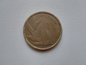 20 franków 1980 Belgia