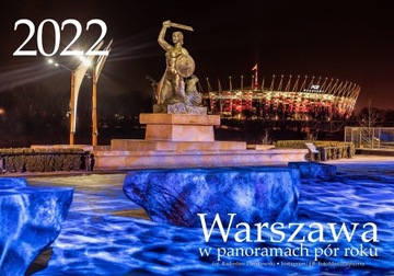 Kolekcjonerski kalendarz WARSZAWA 2022 B3 13ark.