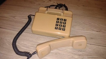 Telefon RWT Tulipan kawowy klasyka PRL vintage 