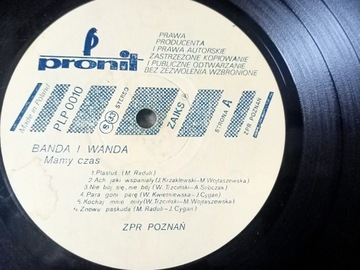 Banda i Wanda -mamy czas lp