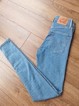 Jeansy Levi's Mile High Super Skinny W24L32 XXS 32