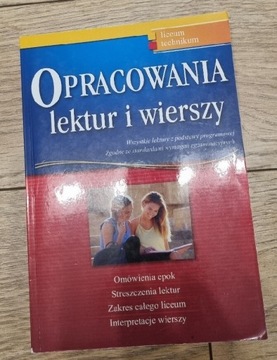 Opracowania lektur i wierszy liceum i technikum