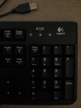 Logitech K120 klawiatura myszka 