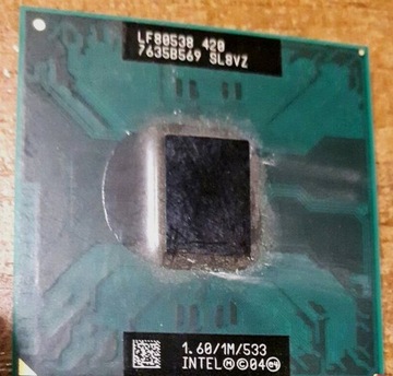 Procesor Intel Celeron M 420 (SL8VZ) 1,6 GHz