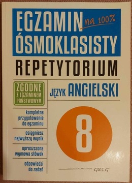 Egzamin ósmoklasisty. Język angielski.Repetytorium