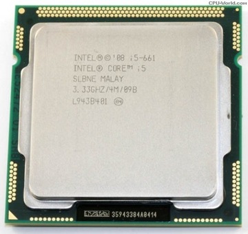 Intel Core i5 661 3,60GHz