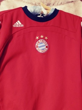 Bluza chlopieca 152 czerwona adidas Bayern
