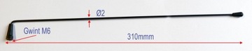 ANTENA MASZT BAT L=31cm kątowa 225 MHz 10szt