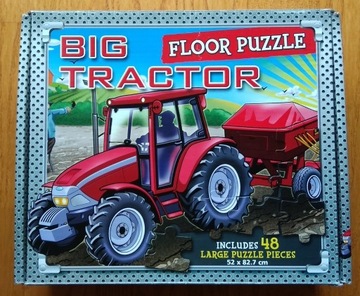 Floor Puzzle "Big Tractor" 48szt. 52x82,7cm, 3+