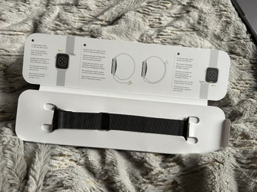 Bransoleta Mediolańska Apple Watch 44 45 mm czarna