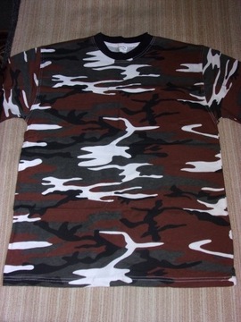 Koszulka t-shirt FosTee Red Camo rozm. M