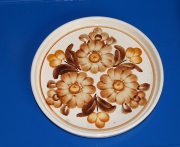 Ozdobny ceramiczny talerz ręcznie malowany