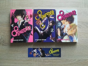 Qq Sweeper 1-3 NOWE UNIKAT komplet manga mangi