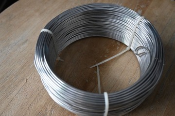 Drut aluminiowy ring 60m