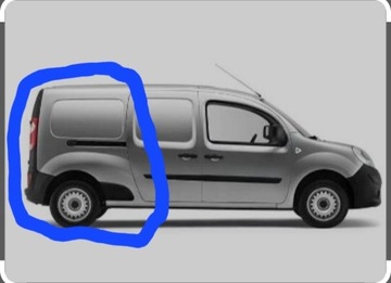 BŁOTNIK  BOK PRAWY TYŁ KANGOO II MERCEDES CITAN 