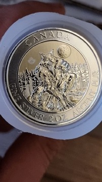 Wilkołak 2 oz ag 999 prosto z tuby menniczej 