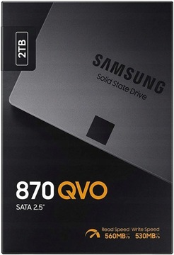 Dysk SSD Samsung 870 QVO 2TB SATA III 2,5" 2048 GB