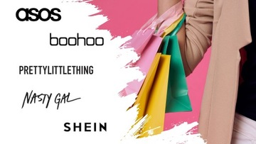 Nowa odzież ASOS, SHEIN, PLT, Boohoo. Kat. A/B