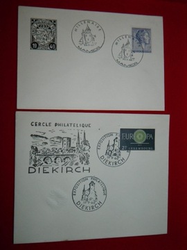 !C61-75 Luksemburg Stare karty i koperty