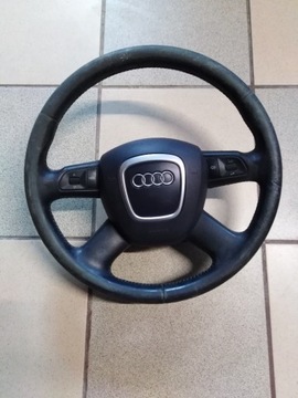 KIEROWNICA CZTERORAMIENNA SKÓRA AUDI A6 C6