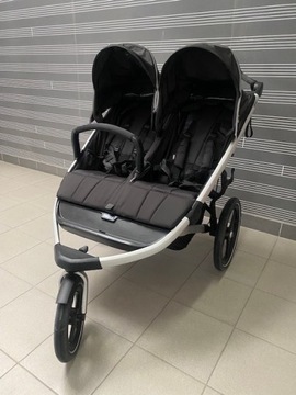 Thule Urban Glide 2 double + uchwyt dla dziecka